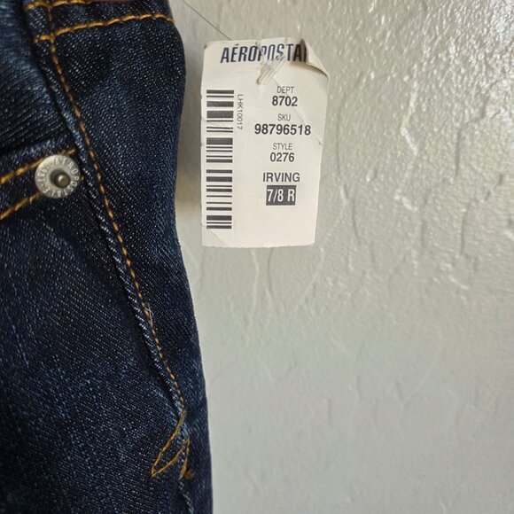 Aeropostale Hailey Low Rise Flare Jean Slim Fit Blue Size Womens 7/8 Regular NEW - Picture 11 of 11